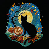 Black Cat Silhouette (Embossed)