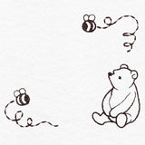 Pooh Bear and Friends Quilt Label