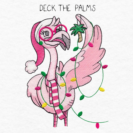 Deck the Palms Flora Flamingo