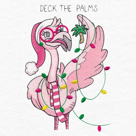 Deck the Palms Flora Flamingo