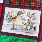 Pooh Bear and Friends at Christmas - Ice Skating