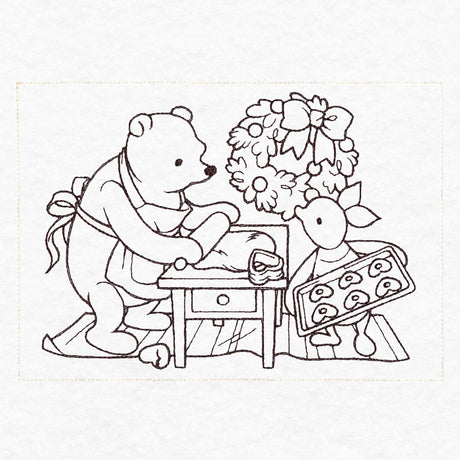 Pooh Bear and Friends at Christmas - Cookies