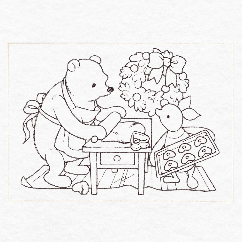 Pooh Bear and Friends at Christmas - Cookies