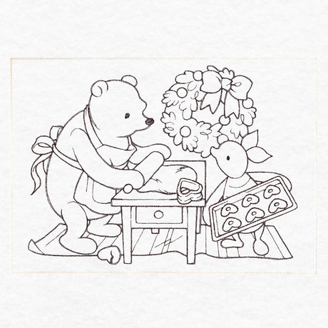 Pooh Bear and Friends at Christmas - Cookies
