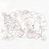 Pooh Bear and Friends at Christmas - Holiday Magic (Edge-to-Edge Quilting)