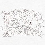 Pooh Bear and Friends at Christmas - Holiday Magic (Edge-to-Edge Quilting)