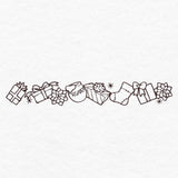 Pooh Bear and Friends at Christmas - Border