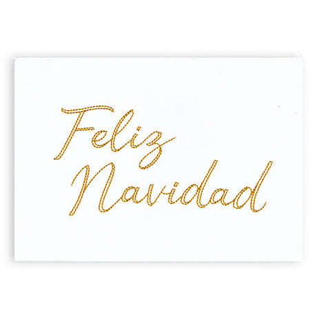 Festive Sayings - Feliz Navidad (Cardstock)