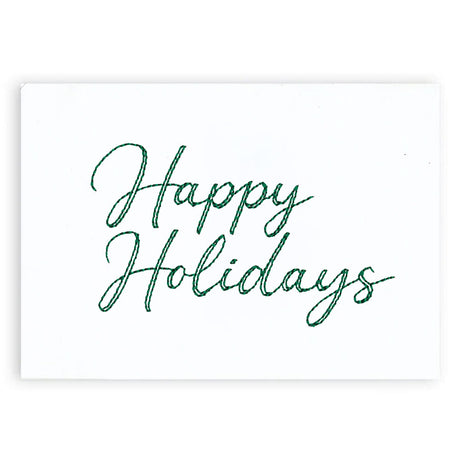 Festive Sayings - Happy Holidays (Cardstock)