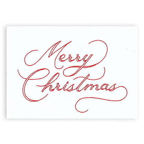 Festive Sayings - Merry Christmas (Cardstock)