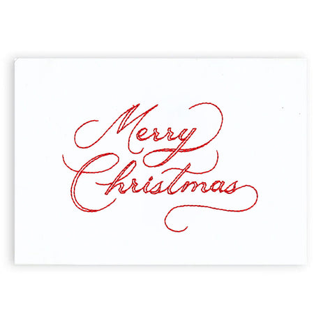 Festive Sayings - Merry Christmas (Cardstock)