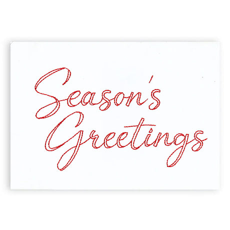 Festive Sayings - Season's Greetings (Cardstock)