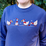 Charming Christmas Geese Border