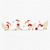 Charming Christmas Geese Border