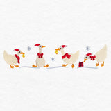 Charming Christmas Geese Border