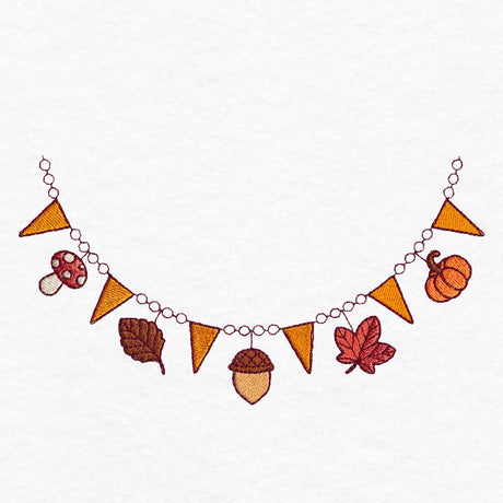 Fall Treasures Bunting Neckline