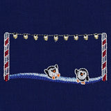 North Pole Village Quilt Label