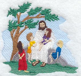 Jesus and Children - No Text