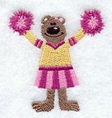 Cheerbear with Pom Poms