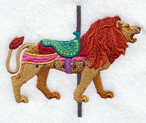 Roaring Carousel Lion