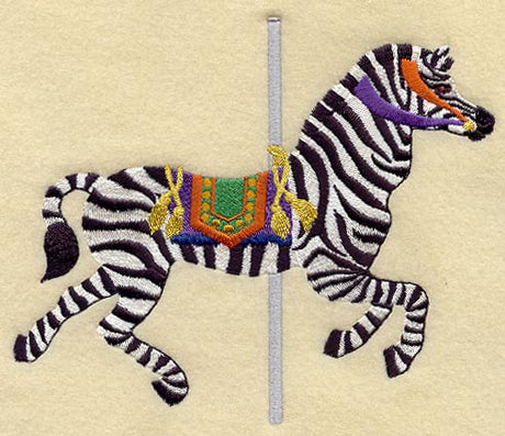 Prancing Carousel Zebra