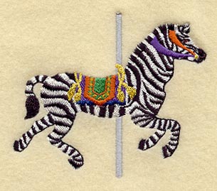 Prancing Carousel Zebra