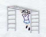 Stick Figure Monkey Bars