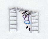 Stick Figure Monkey Bars