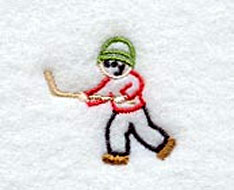 Stick Figure Hockey Player