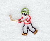 Stick Figure Hockey Player