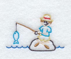 Stick Figure Fishing