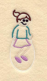 Stick Figure Jumping Rope