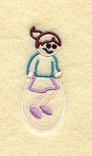 Stick Figure Jumping Rope