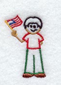 Stick Figure Patriotic