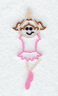 Stick Figure Ballerina