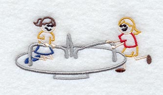 Stick Figure Merry-Go-Round