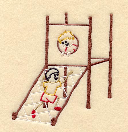 Stick Figure Jungle Gym