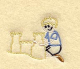 Stick Figure Sandcastle