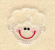 Stick Figure Face-Woman 2