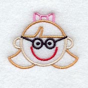 Stick Figure Face-Girl 1