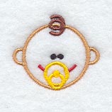 Stick Figure Face-Baby