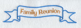 Family Reunion Banner