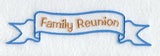 Family Reunion Banner