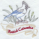 British Columbia - Steller's Jay (Redwork)