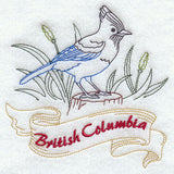 British Columbia - Steller's Jay (Redwork)