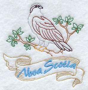 Nova Scotia - Osprey (Redwork)
