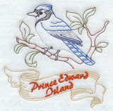 Prince Edward Island - Blue Jay (Redwork)