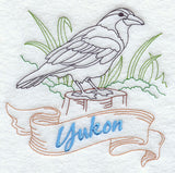Yukon - Raven (Redwork)