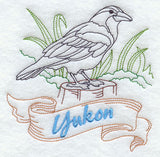 Yukon - Raven (Redwork)