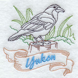 Yukon - Raven (Redwork)